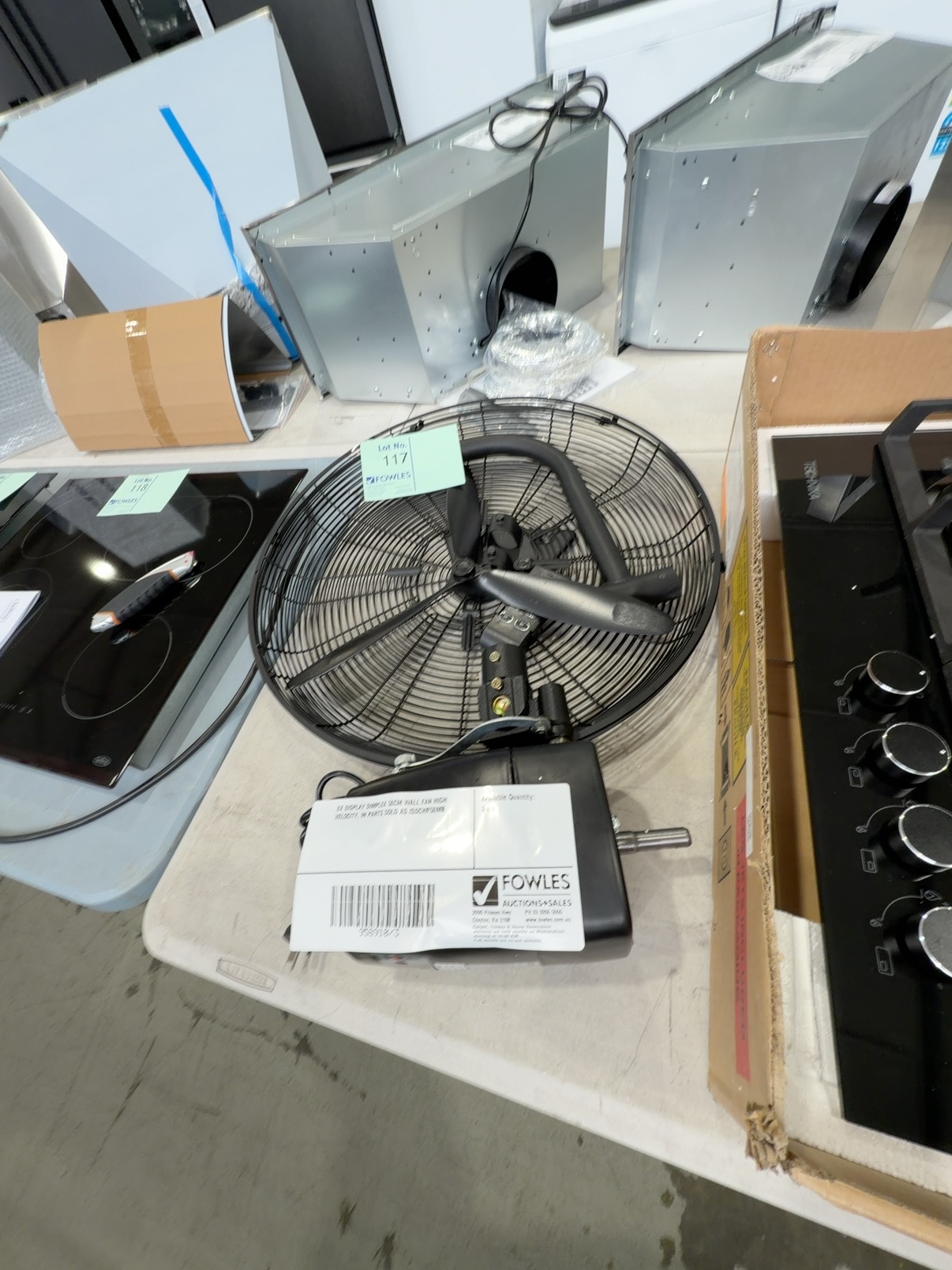 EX DISPLAY DIMPLEX 50CM WALL FAN HIGH VELOCITY, IN PARTS SOLD AS IS DCWF50MB EX DISPLAY DIMPLEX 50CM WALL FAN HIGH VELOCITY, IN PARTS SOLD AS IS DCWF50MB