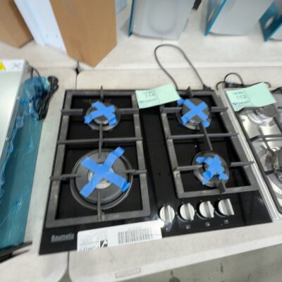 EX DISPLAY BAUMATIC BSGH64-ANZ 600MM GAS ON BLACK GLASS COOKTOP 3 MONTH WARRANTY EX DISPLAY BAUMATIC BSGH64-ANZ 600MM GAS ON BLACK GLASS COOKTOP 3 MONTH WARRANTY