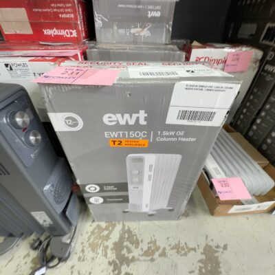 EX DISPLAY EWT 1.5KW OIL COLUMN HEATER EWT150C, WITH 3 MONTH WARRANTY EX DISPLAY EWT 1.5KW OIL COLUMN HEATER EWT150C, WITH 3 MONTH WARRANTY