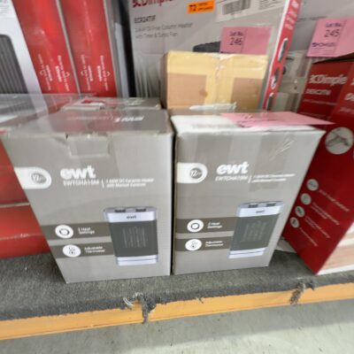 EX DISPLAY EWT DC CERAMIC HEATER 1.5KW, EWTCHA15M WITH 3 MONTH WARRANTY EX DISPLAY EWT DC CERAMIC HEATER 1.5KW, EWTCHA15M WITH 3 MONTH WARRANTY