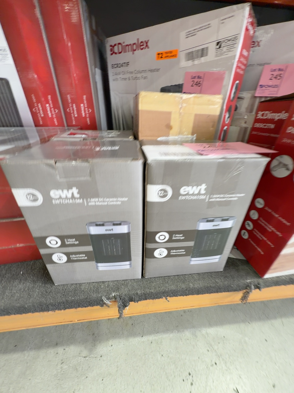 EX DISPLAY EWT DC CERAMIC HEATER 1.5KW, EWTCHA15M WITH 3 MONTH WARRANTY EX DISPLAY EWT DC CERAMIC HEATER 1.5KW, EWTCHA15M WITH 3 MONTH WARRANTY