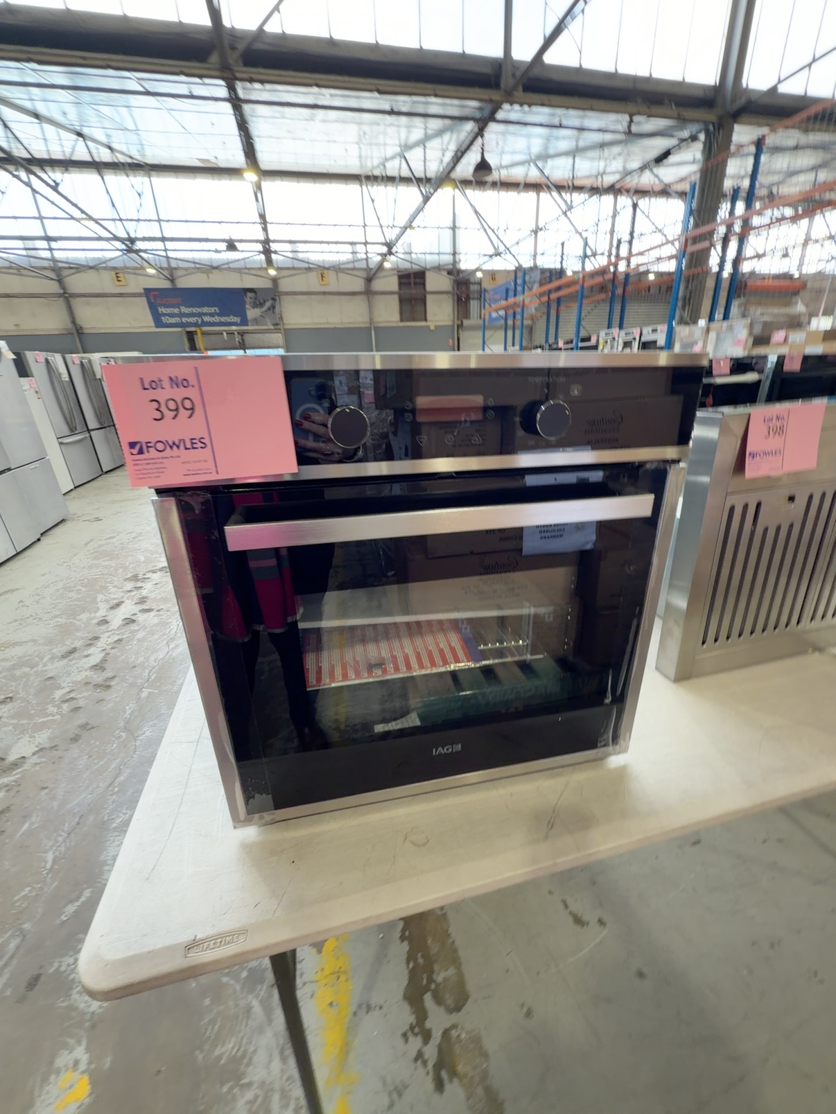 EX DISPLAY IAG 600MM ELECTRIC OVEN WITH 8 FUNCTIONS, IA08, WITH 3 MONTH WARRANTY EX DISPLAY IAG 600MM ELECTRIC OVEN WITH 8 FUNCTIONS, IA08, WITH 3 MONTH WARRANTY