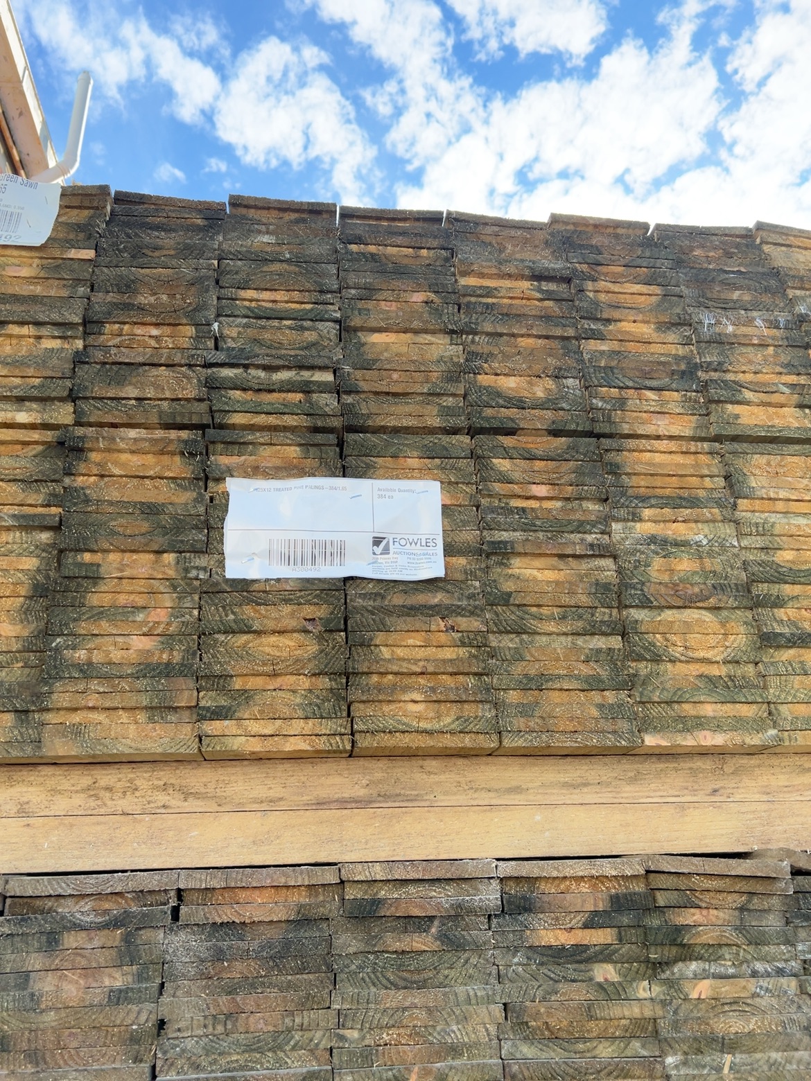 125X12 TREATED PINE PALINGS-384/1.65 125X12 TREATED PINE PALINGS-384/1.65
