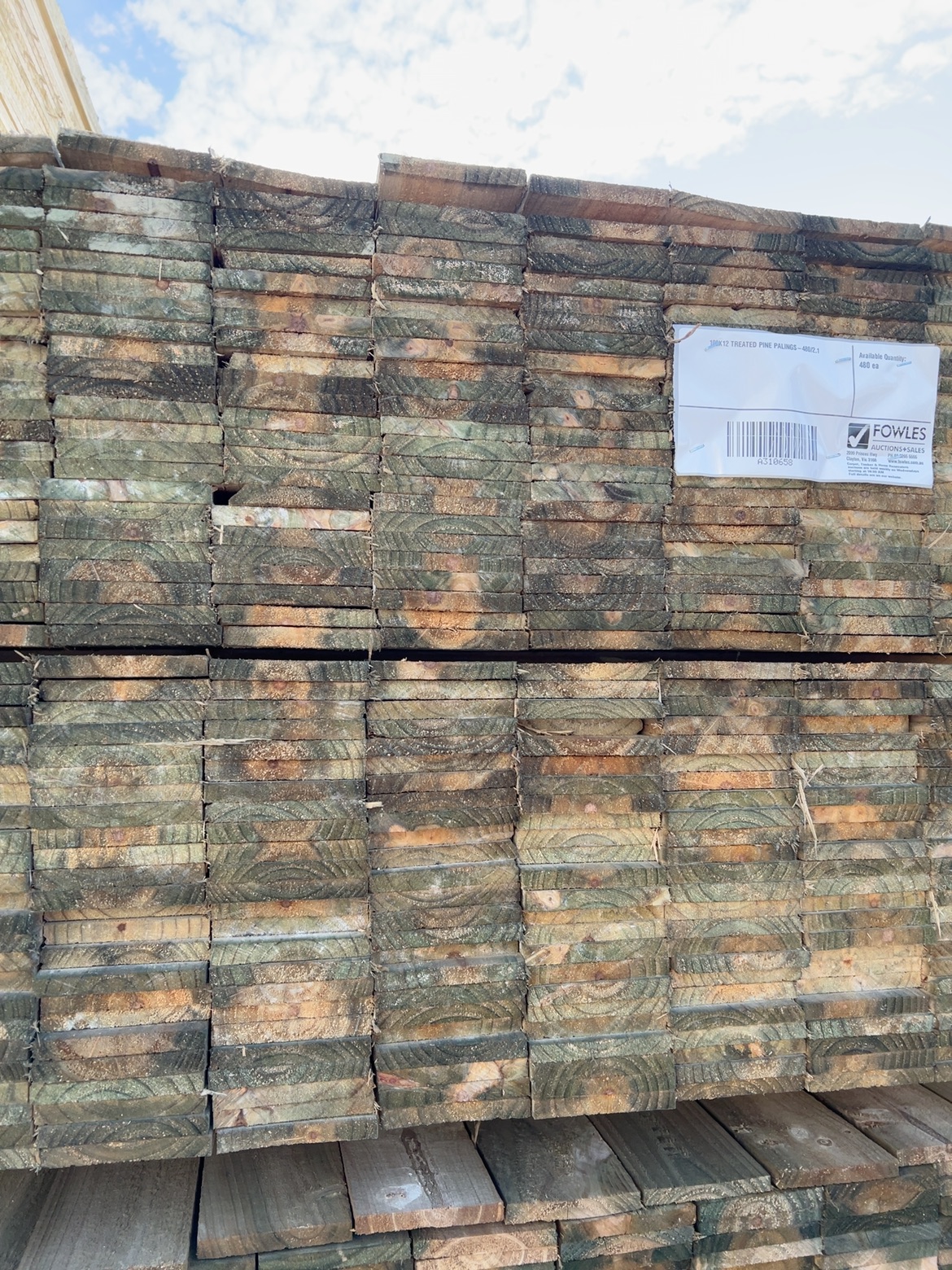 100X12 TREATED PINE PALINGS-480/2.1 100X12 TREATED PINE PALINGS-480/2.1