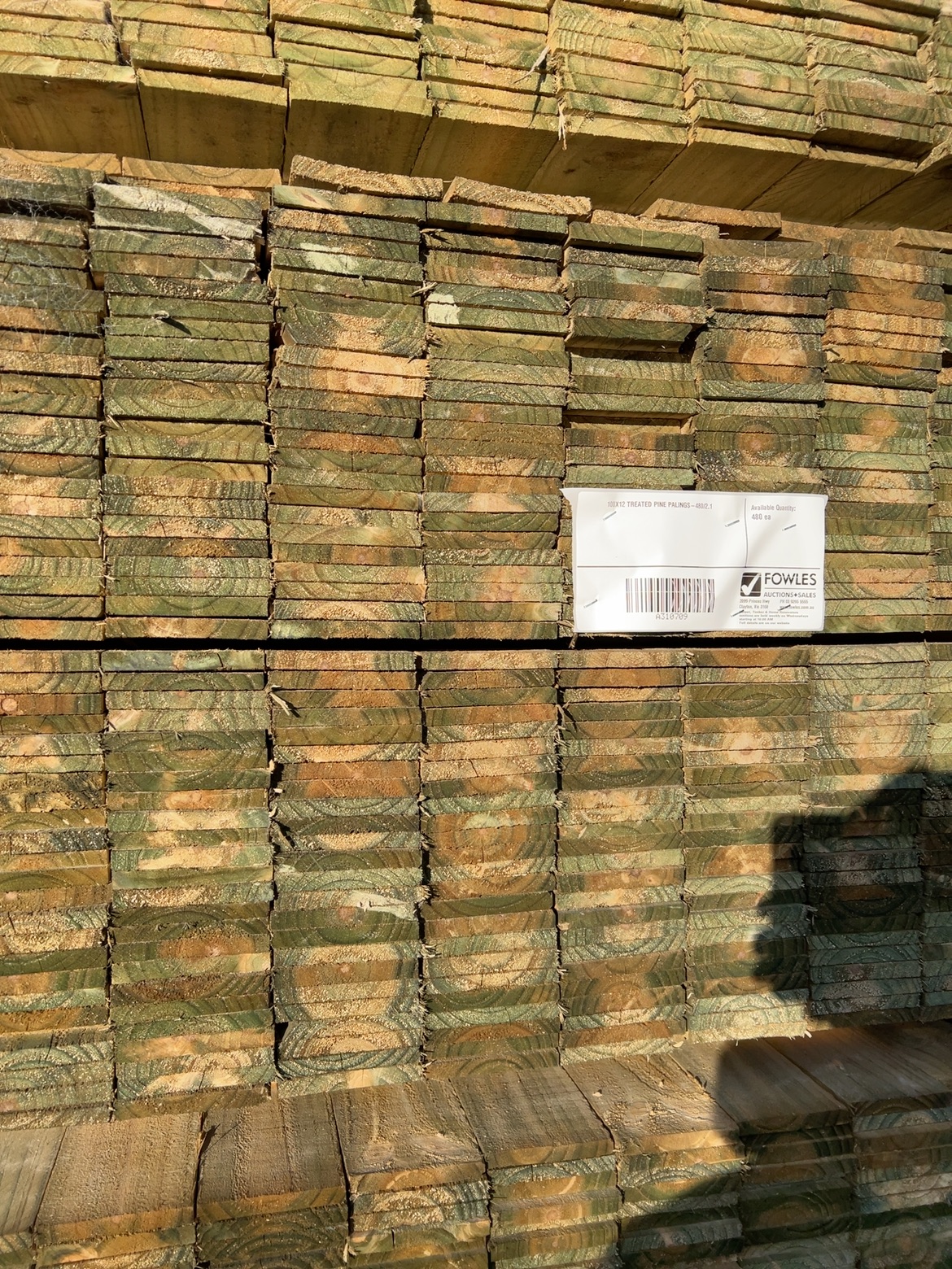 100X12 TREATED PINE PALINGS-480/2.1 100X12 TREATED PINE PALINGS-480/2.1