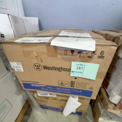 WESTINGHOUSE WWH27HWA 2.7KW/2.4KW REVERSE CYCLE BOX AIR CONDITIONER WITH 12 MONTH WARRANTY WESTINGHOUSE WWH27HWA 2.7KW/2.4KW REVERSE CYCLE BOX AIR CONDITIONER WITH 12 MONTH WARRANTY