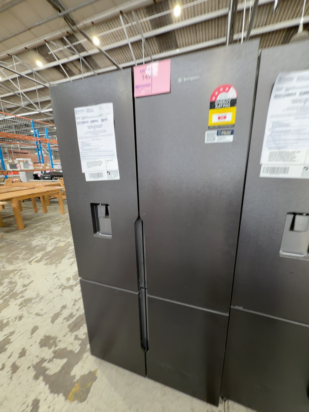 WESTINGHOUSE WQE5650BA MATTE BLACK 564LITRE FRENCH DOOR FRIDGE WITH WATER, MULTI FLOW AIRFLOW SYSTEM, SPILLSAFE SHELVES, FLEXIBLE STORAGE 12 MONTH WARRANTY WESTINGHOUSE WQE5650BA MATTE BLACK 564LITRE FRENCH DOOR FRIDGE WITH WATER, MULTI FLOW AIRFLOW SYSTEM, SPILLSAFE SHELVES, FLEXIBLE STORAGE 12 MONTH WARRANTY
