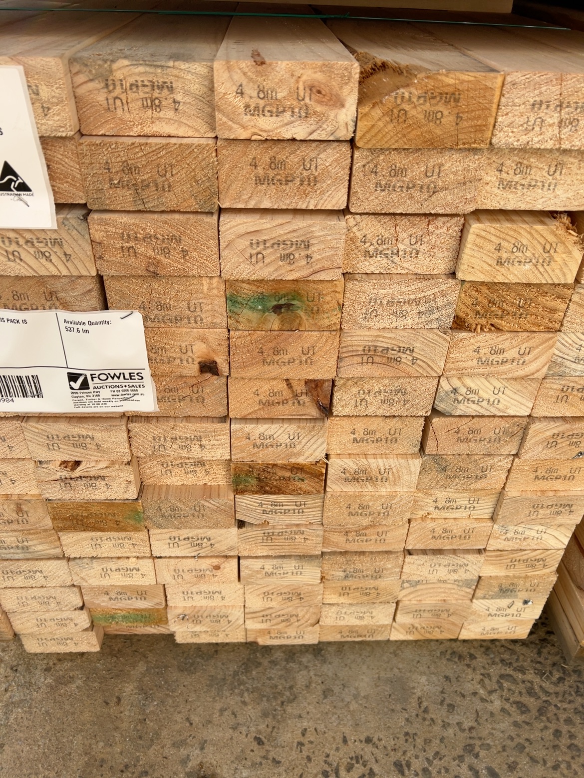 90X45 MGP10 PINE-112/4.8 (THIS PACK IS AGED STOCK AND SOLD AS IS) 90X45 MGP10 PINE-112/4.8 (THIS PACK IS AGED STOCK AND SOLD AS IS)