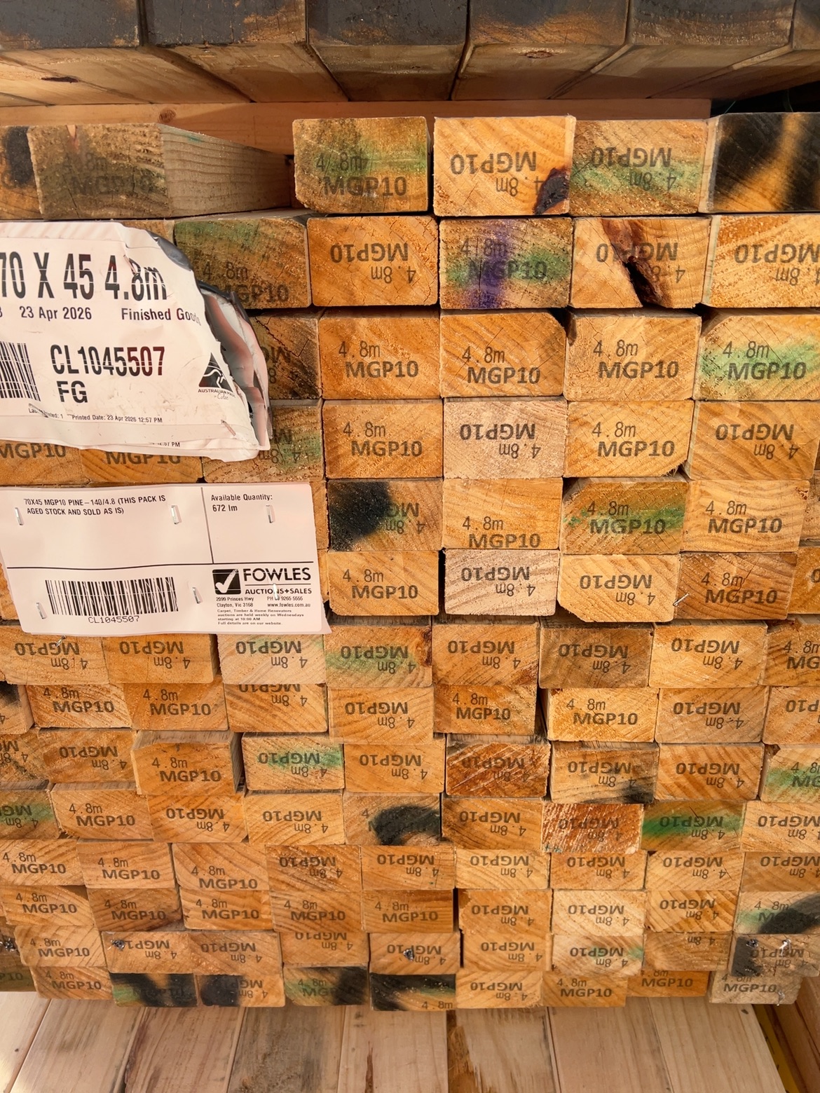 70X45 MGP10 PINE-140/4.8 (THIS PACK IS AGED STOCK AND SOLD AS IS) 70X45 MGP10 PINE-140/4.8 (THIS PACK IS AGED STOCK AND SOLD AS IS)