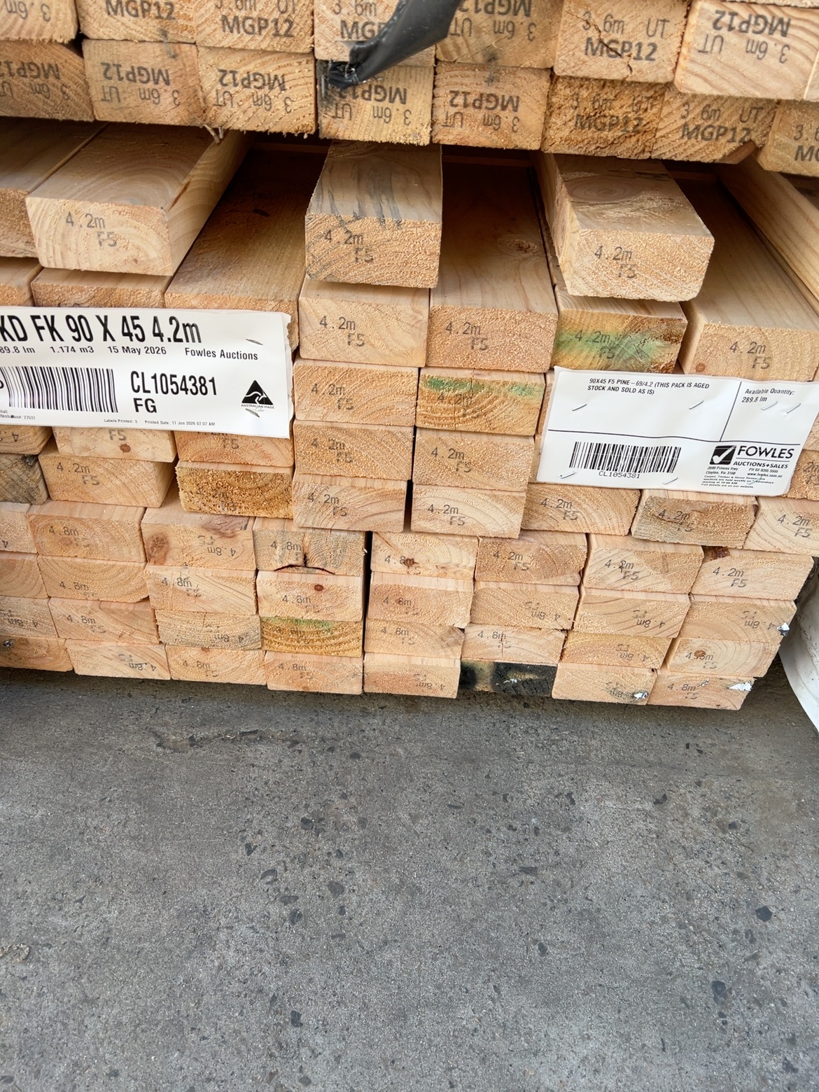 90X45 F5 PINE-69/4.2 (THIS PACK IS AGED STOCK AND SOLD AS IS) 90X45 F5 PINE-69/4.2 (THIS PACK IS AGED STOCK AND SOLD AS IS)