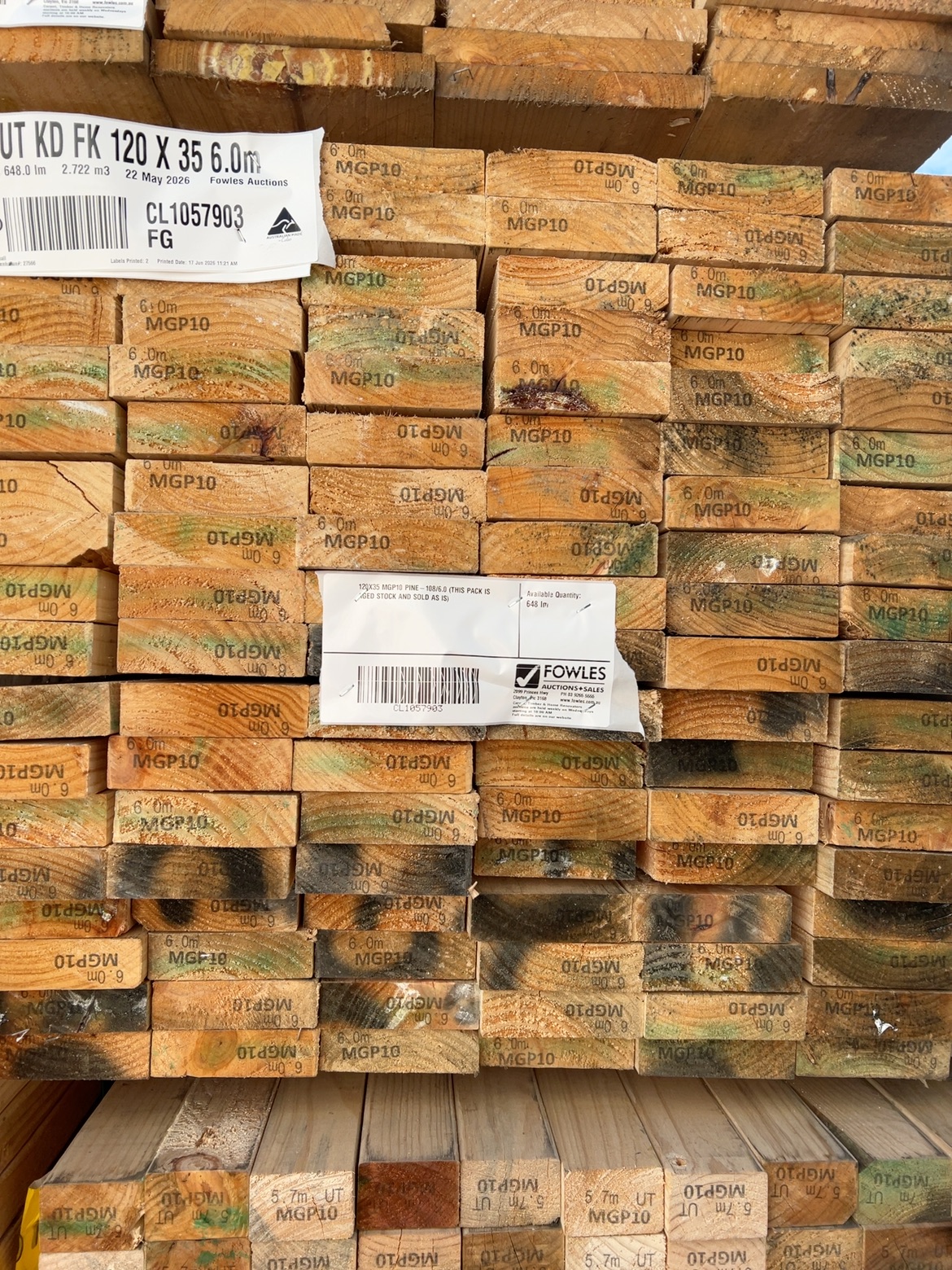 120X35 MGP10 PINE-108/6.0 (THIS PACK IS AGED STOCK AND SOLD AS IS) 120X35 MGP10 PINE-108/6.0 (THIS PACK IS AGED STOCK AND SOLD AS IS)