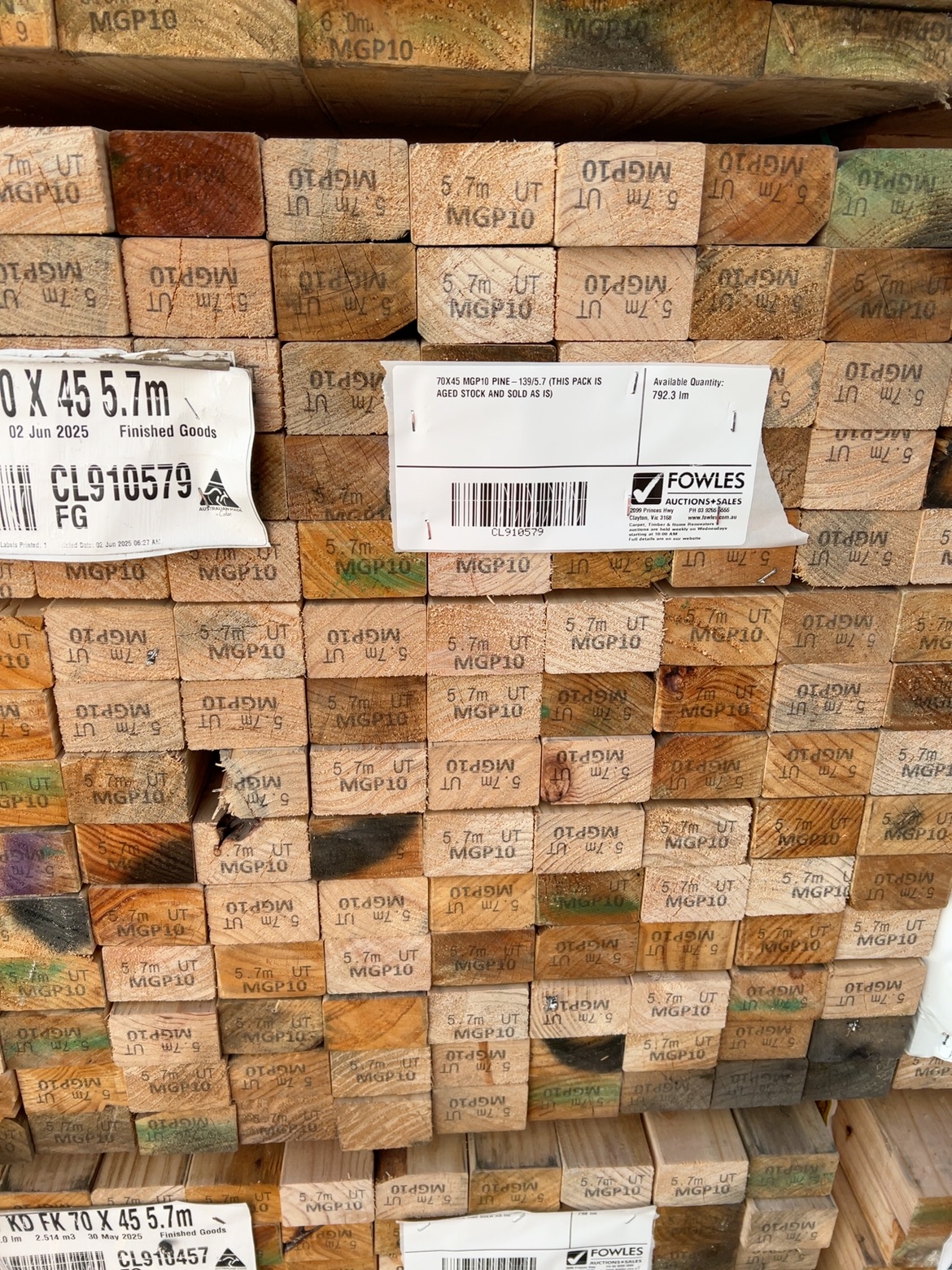 70X45 MGP10 PINE-139/5.7 (THIS PACK IS AGED STOCK AND SOLD AS IS) 70X45 MGP10 PINE-139/5.7 (THIS PACK IS AGED STOCK AND SOLD AS IS)