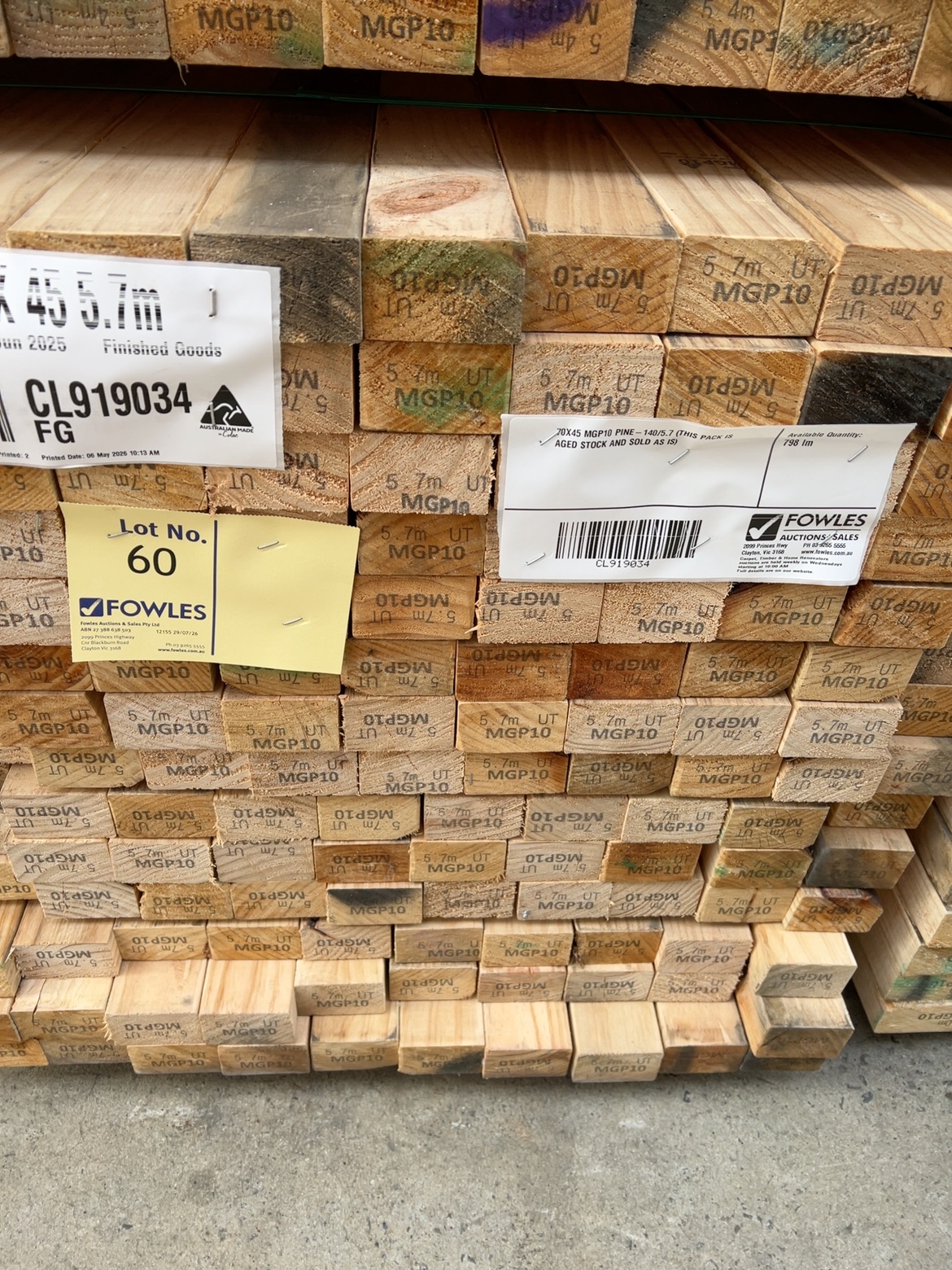 70X45 MGP10 PINE-140/5.7 (THIS PACK IS AGED STOCK AND SOLD AS IS) 70X45 MGP10 PINE-140/5.7 (THIS PACK IS AGED STOCK AND SOLD AS IS)