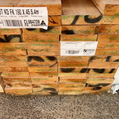 190X45 MGP10 PINE-52/5.4 (THIS PACK IS AGED STOCK AND SOLD AS IS) 190X45 MGP10 PINE-52/5.4 (THIS PACK IS AGED STOCK AND SOLD AS IS)