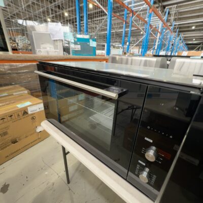 EX DISPLAY EURO 900MM ELECTRIC OVEN, EO900LSX, 10 FUNCTIONS, TRIPLE GLAZED DOOR, WITH 3 MONTH WARRANTY