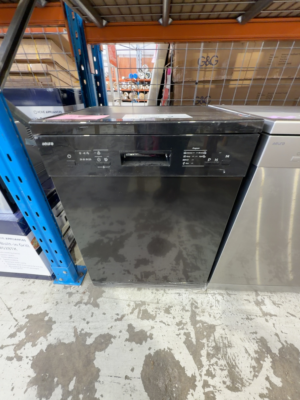 EX DISPLAY EURO 600MM DISHWASHER ED614BK, BLACK 6 WASH PROGRAMS, 3 MONTH WARRANTY EX DISPLAY EURO 600MM DISHWASHER ED614BK, BLACK 6 WASH PROGRAMS, 3 MONTH WARRANTY