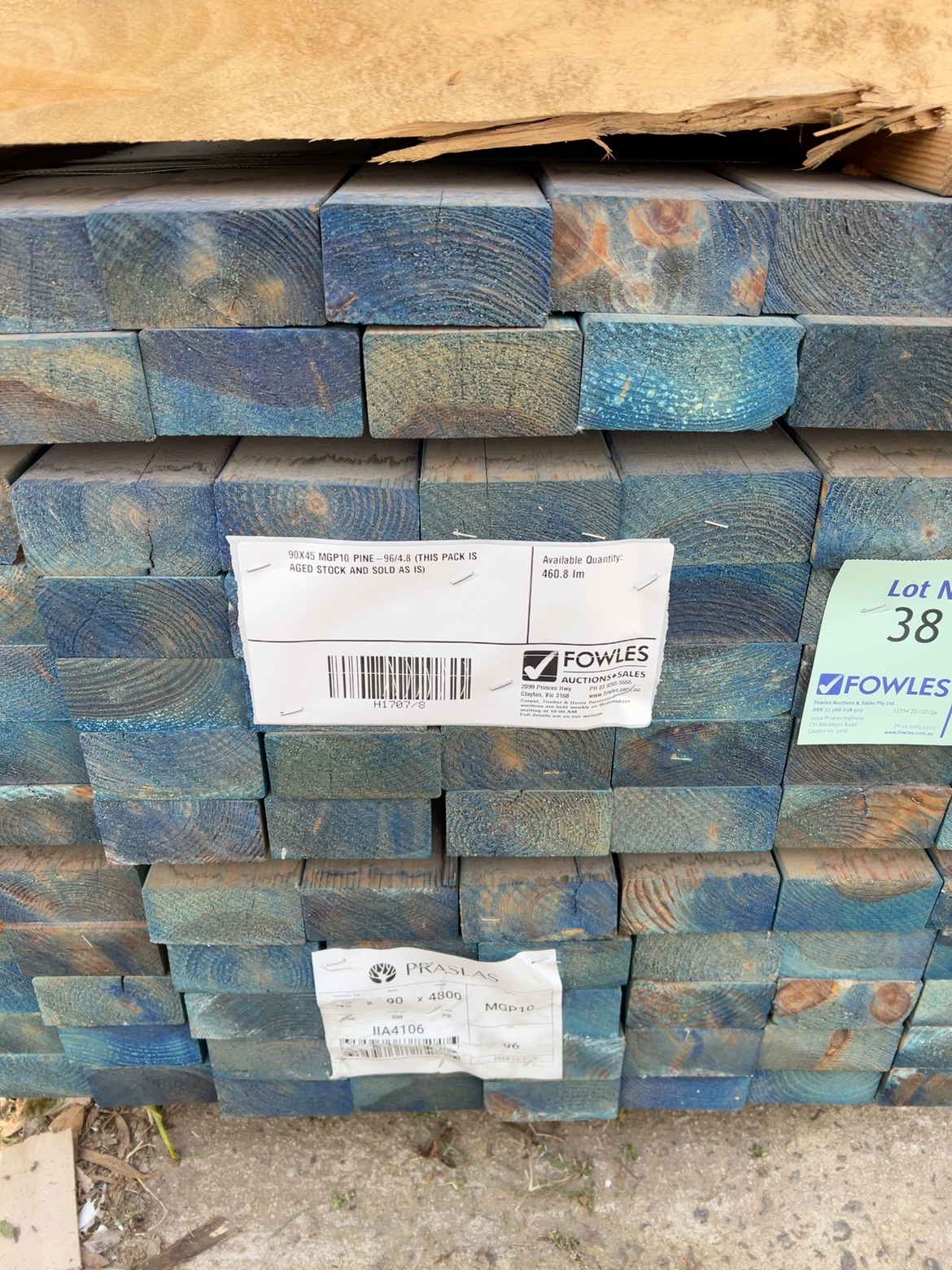 90X45 MGP10 PINE-96/4.8 (THIS PACK IS AGED STOCK AND SOLD AS IS) 90X45 MGP10 PINE-96/4.8 (THIS PACK IS AGED STOCK AND SOLD AS IS)