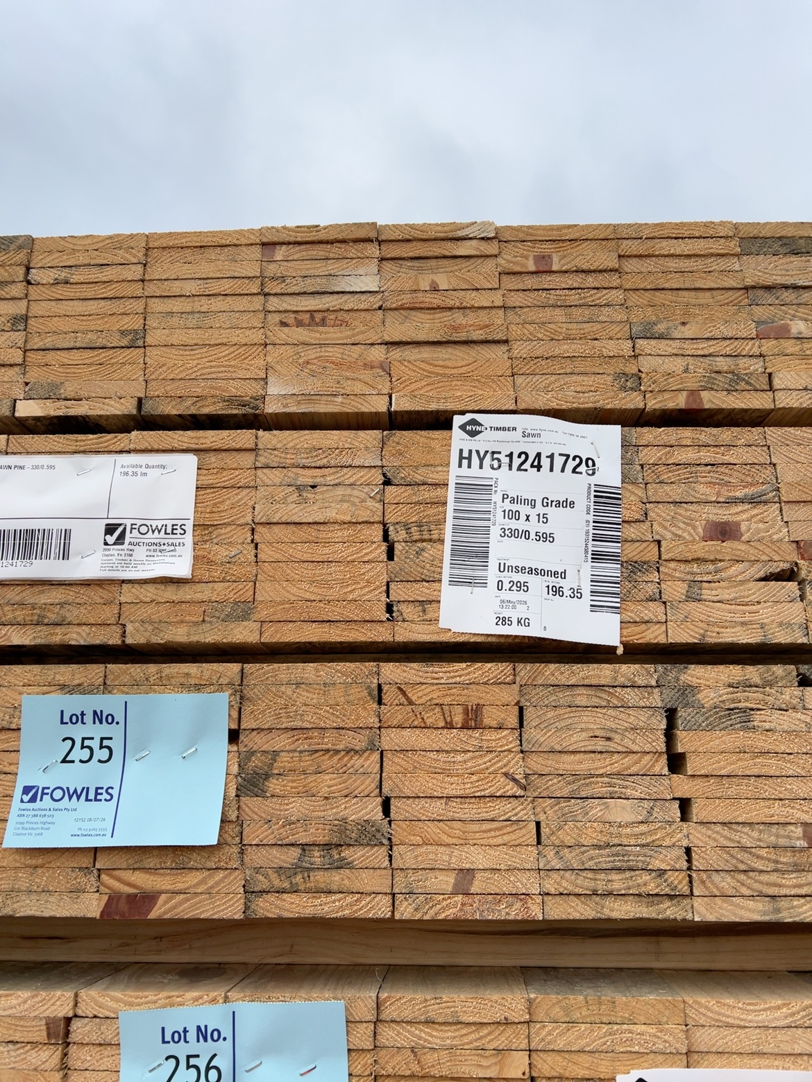 100X15 SAWN PINE-330/0.595 100X15 SAWN PINE-330/0.595