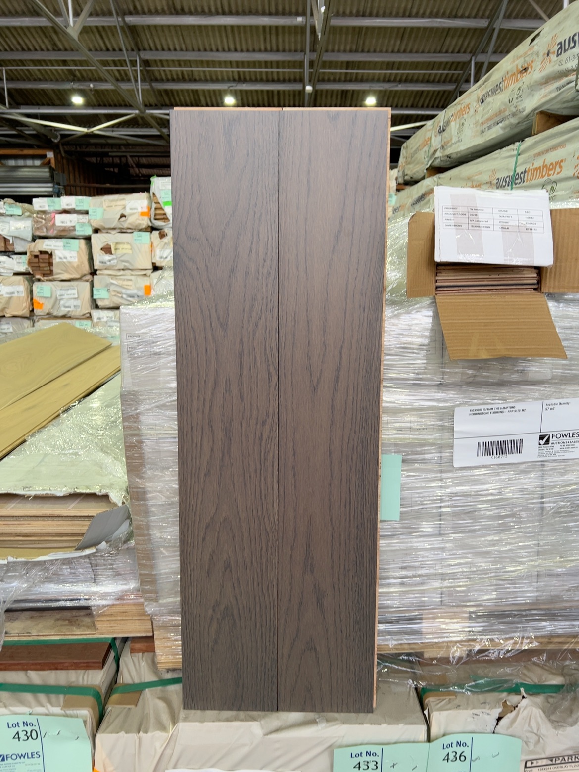 150X900X15/4MM THE HAMPTONS HERRINGBONE FLOORING- RRP $120 M2 150X900X15/4MM THE HAMPTONS HERRINGBONE FLOORING- RRP $120 M2