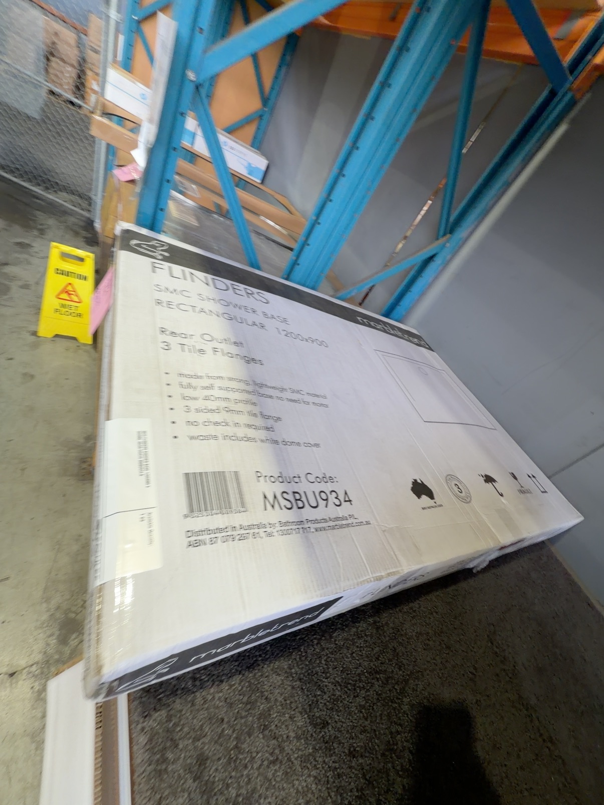 NEW FLINDERS SHOWER BASE 1200MM X 900MM, REAR WASTE MSBU934.K NEW FLINDERS SHOWER BASE 1200MM X 900MM, REAR WASTE MSBU934.K