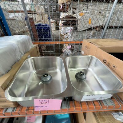 NEW ABEY DOUBLE BOWL SINK PQ200, SINK ONLY