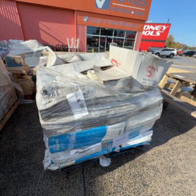 PALLET OF ASSORTED VANITY BOWLS SOLD AS IS PALLET OF ASSORTED VANITY BOWLS SOLD AS IS