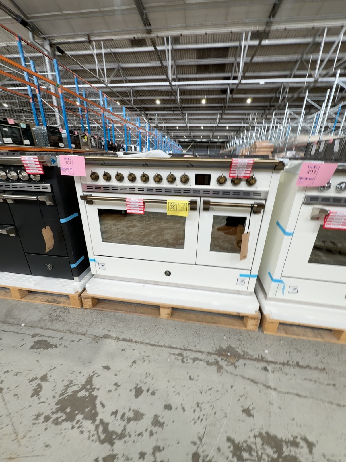NEW STEEL AQ12SF6TNAB ASCOT 120CM NUVOLA DUAL FUEL FREESTANDING OVEN WITH BRONZE TRIM, 6 SOLID BRASS BURNERS PLUS 2 ELECTRIC CERAMIC ZONES WITH TEPPANYAKI PLATE, 2 OVENS (ONE IS STEAM OVEN) WITH COLOUR TFT SCREEEN WITH 15 OVEN FUNCTIONS & 37 BUILT IN RECIPES, COMMERCIAL GRADE SHELVING, HAND BUILT IN ITALY RRP$25,998 WITH 12 MONTH WARRANTY NEW STEEL AQ12SF6TNAB ASCOT 120CM NUVOLA DUAL FUEL FREESTANDING OVEN WITH BRONZE TRIM, 6 SOLID BRASS BURNERS PLUS 2 ELECTRIC CERAMIC ZONES WITH TEPPANYAKI PLATE, 2 OVENS (ONE IS STEAM OVEN) WITH COLOUR TFT SCREEEN WITH 15 OVEN FUNCTIONS & 37 BUILT IN RECIPES, COMMERCIAL GRADE SHELVING, HAND BUILT IN ITALY RRP$25,998 WITH 12 MONTH WARRANTY
