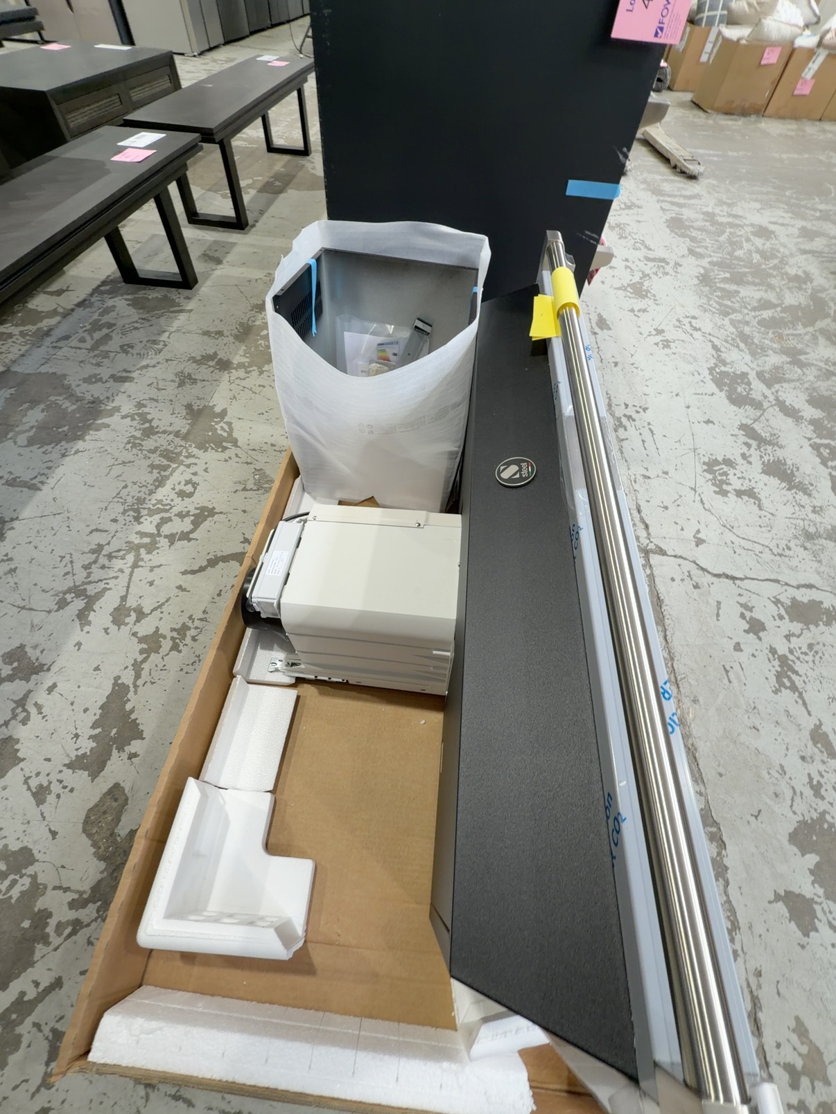 NEW STEEL ASCOT 100CM CANOPY RANGEHOOD AKL100ANN WITH 304 GRADE S/STEEL BAFFLE FILTERS, ANTHRACITE WITH NICKEL TRIM, 1000M3/H EXTRACTION, 4 SPEED SETTINGS AND INTEGRATED DOWNWARD & UPWARD LED LIGHTING RRP$6298 WITH 12 MONTH WARRANTY NEW STEEL ASCOT 100CM CANOPY RANGEHOOD AKL100ANN WITH 304 GRADE S/STEEL BAFFLE FILTERS, ANTHRACITE WITH NICKEL TRIM, 1000M3/H EXTRACTION, 4 SPEED SETTINGS AND INTEGRATED DOWNWARD & UPWARD LED LIGHTING RRP$6298 WITH 12 MONTH WARRANTY