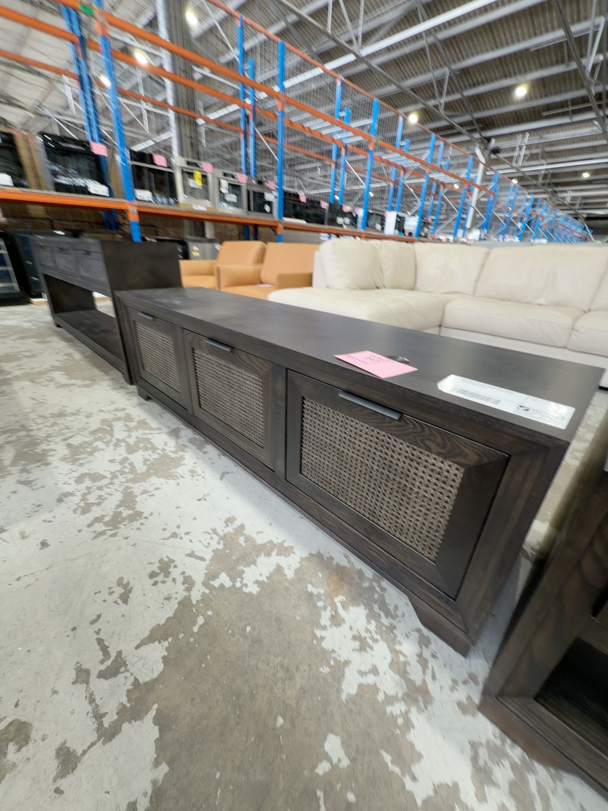 NEW ADLEY ENTERTAINMENT UNIT 1800MM, AMERICAN ASH WITH JAPAN BLACK STAIN, HERRINGBONE DESIGN, NEW ADLEY ENTERTAINMENT UNIT 1800MM, AMERICAN ASH WITH JAPAN BLACK STAIN, HERRINGBONE DESIGN,