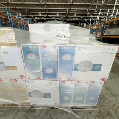 PALLET OF JAZZ CERAMIC VANITY BOWLS SOLD AS IS
