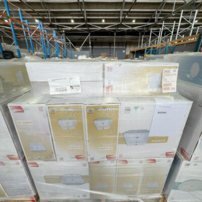 PALLET OF ROMINA CERAMIC VANITY BOWLS SOLD AS IS