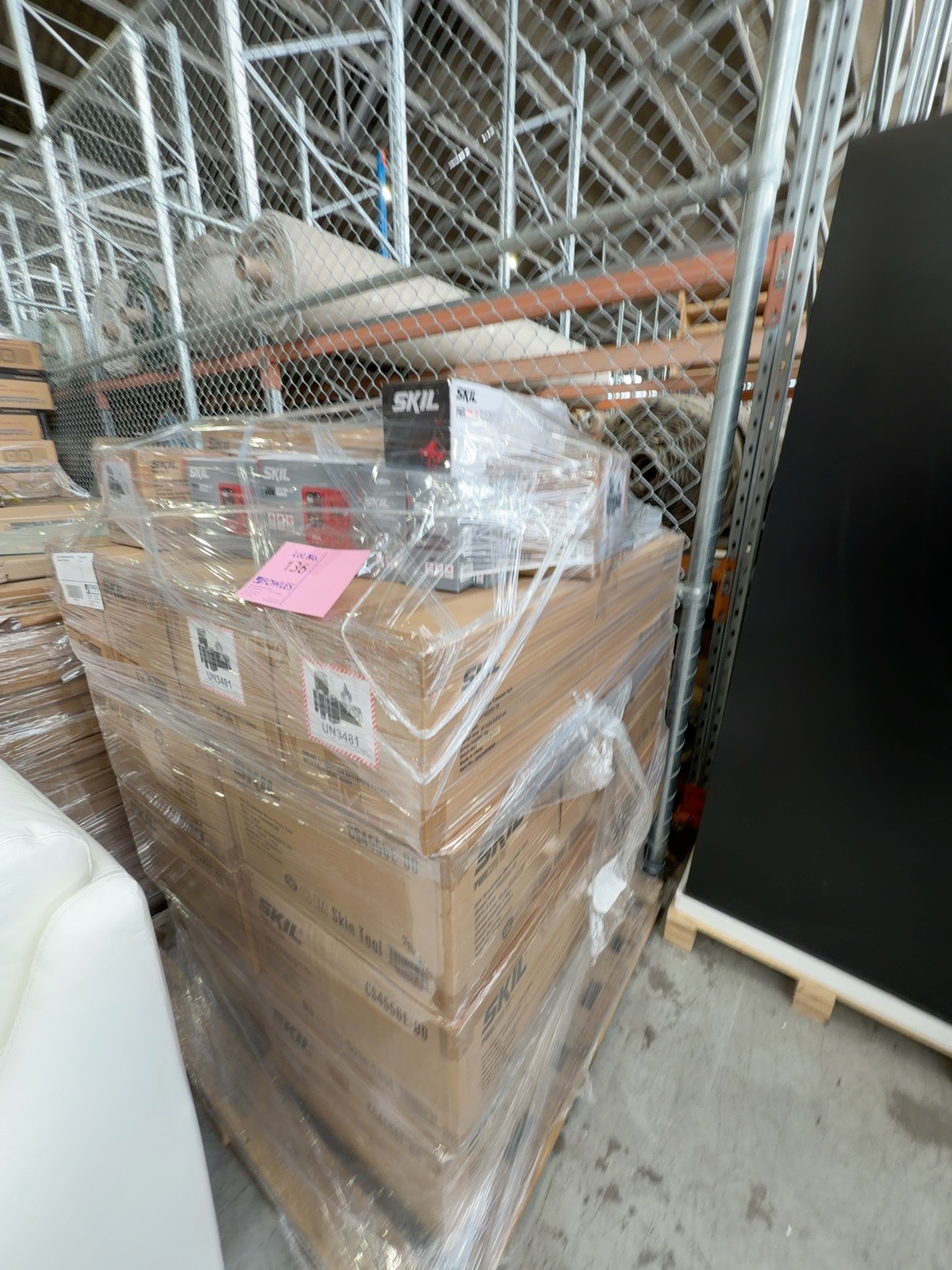 PALLET OF ASSORTED SKIL POWER TOOLS - SKIN ONLY & KITS, SOLD AS IS PALLET OF ASSORTED SKIL POWER TOOLS - SKIN ONLY & KITS, SOLD AS IS