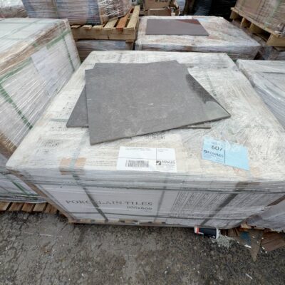 PALLET OF 600MM X 600MM TILE, MARVEL STONE CHARCOAL MATT, CCM6689, 40 BOXES