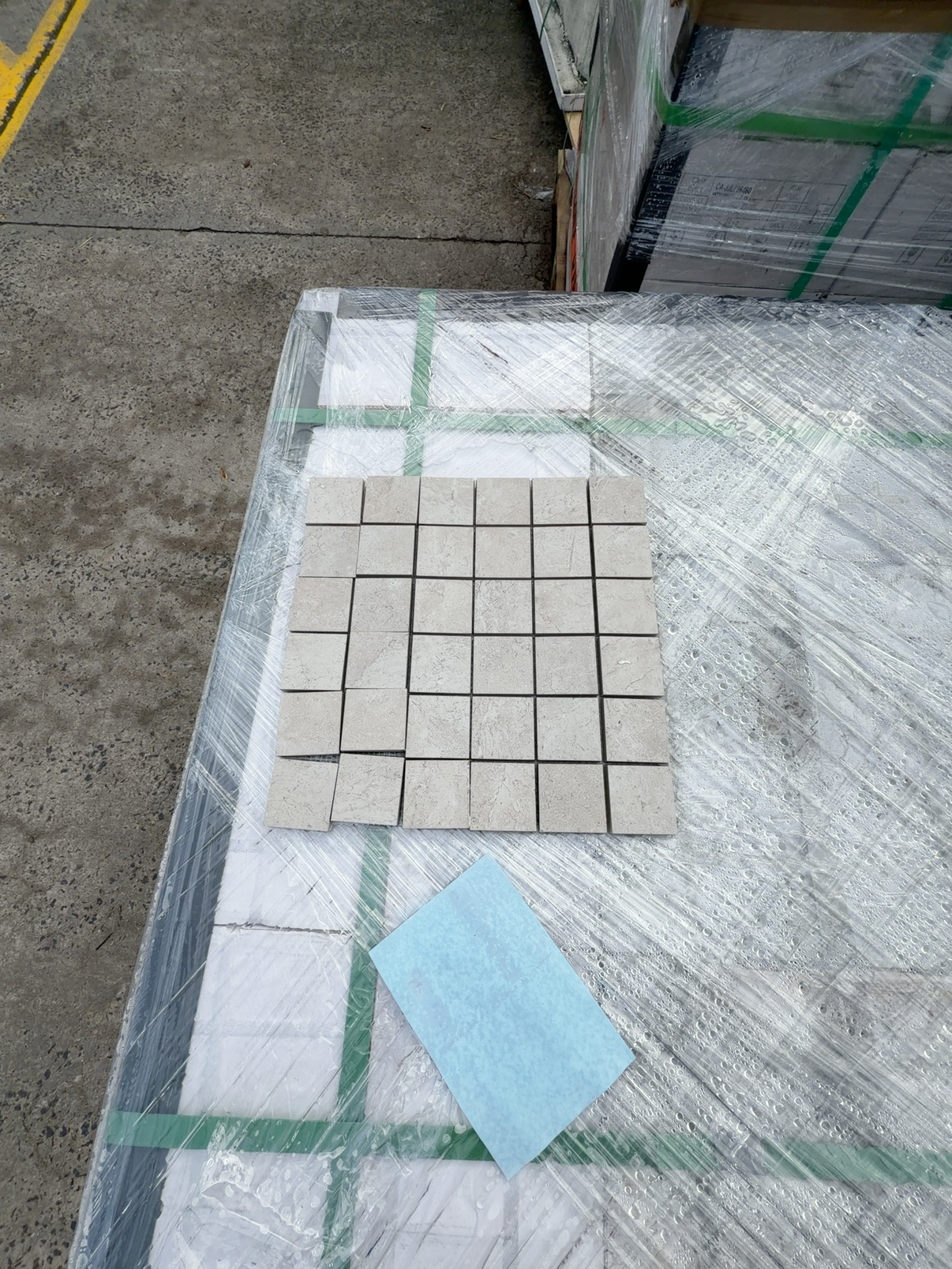PALLET OF 300MM X 300MM TILE, ELEMENT LUX LIGHT LAPPATO MOSAIC, C60411PMS, 63 BOXES PALLET OF 300MM X 300MM TILE, ELEMENT LUX LIGHT LAPPATO MOSAIC, C60411PMS, 63 BOXES