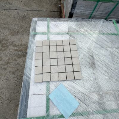 PALLET OF 300MM X 300MM TILE, ELEMENT LUX LIGHT LAPPATO MOSAIC, C60411PMS, 35 BOXES