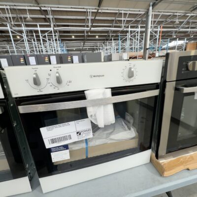 NEWWESTINGHOUSE WHITE NATURAL GAS 600MM OVEN, WVG613WNG, SOLD AS IS NO WARRANTY NEWWESTINGHOUSE WHITE NATURAL GAS 600MM OVEN, WVG613WNG, SOLD AS IS NO WARRANTY