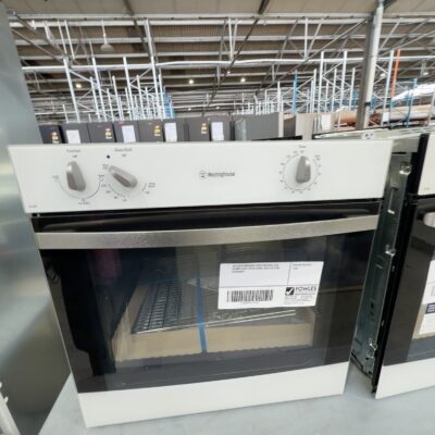 NEWWESTINGHOUSE WHITE NATURAL GAS 600MM OVEN, WVG613WNG, SOLD AS IS NO WARRANTY NEWWESTINGHOUSE WHITE NATURAL GAS 600MM OVEN, WVG613WNG, SOLD AS IS NO WARRANTY