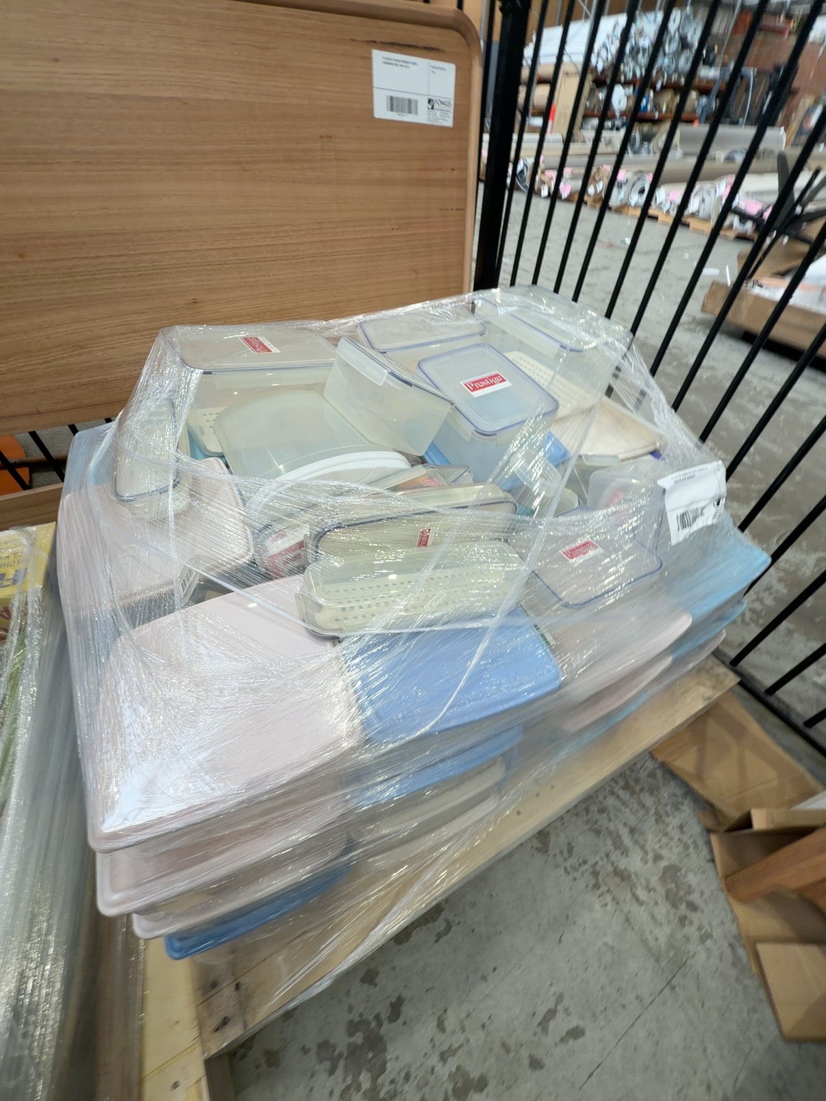 PALLET OF ASSORTED PLASTIC STORAGE ETC SOLD AS IS NO WARRANTY PALLET OF ASSORTED PLASTIC STORAGE ETC SOLD AS IS NO WARRANTY