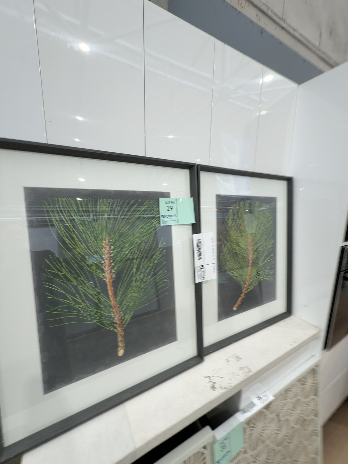 EX STAGING - PAIR OF ARTWORK, SOLD AS IS EX STAGING - PAIR OF ARTWORK, SOLD AS IS