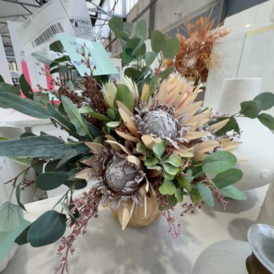 EX STAGING - FAUX FLORAL ARRANGEMENT, SOLD AS IS EX STAGING - FAUX FLORAL ARRANGEMENT, SOLD AS IS