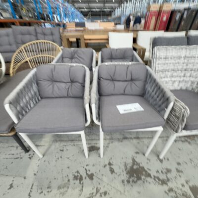 EX DISPLAY- DESIGNER OUTDOOR ROPE CHAIR SOLD AS IS RRP$450 EX DISPLAY- DESIGNER OUTDOOR ROPE CHAIR SOLD AS IS RRP$450
