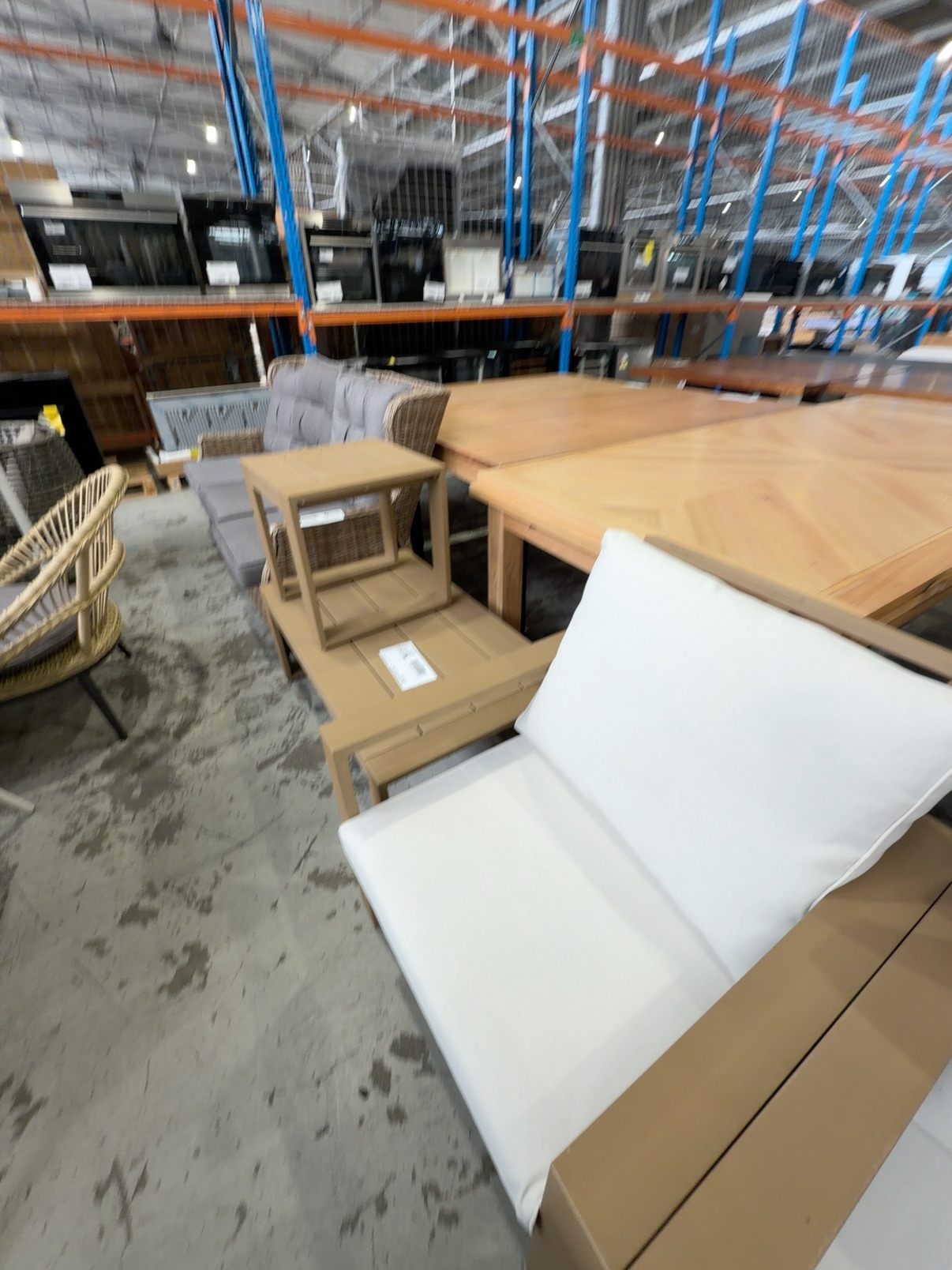 NEW- POLYWOOD OUTDOOR 5 PIECE SETTING, 2 TABLES, 2 SEATER COUCH AND 2 SINGLE CHAIRS RRP$1499 NEW- POLYWOOD OUTDOOR 5 PIECE SETTING, 2 TABLES, 2 SEATER COUCH AND 2 SINGLE CHAIRS RRP$1499