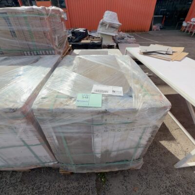 PALLET OF LUCIA TAUPE PORCELAIN PAVERS 800MM X 400MM X 20MM RETAIL $90M2 PALLET OF LUCIA TAUPE PORCELAIN PAVERS 800MM X 400MM X 20MM RETAIL $90M2