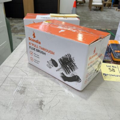 SCANDIA SCFB304 6" PULL THRU FLUE BRUSH KIT