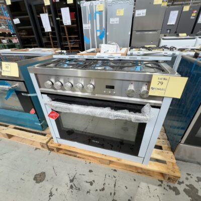 NEW VENINI 900MM FREESTANDING OVEN, VU90EG, DUAL FUEL,  14 DAY WARRANTY