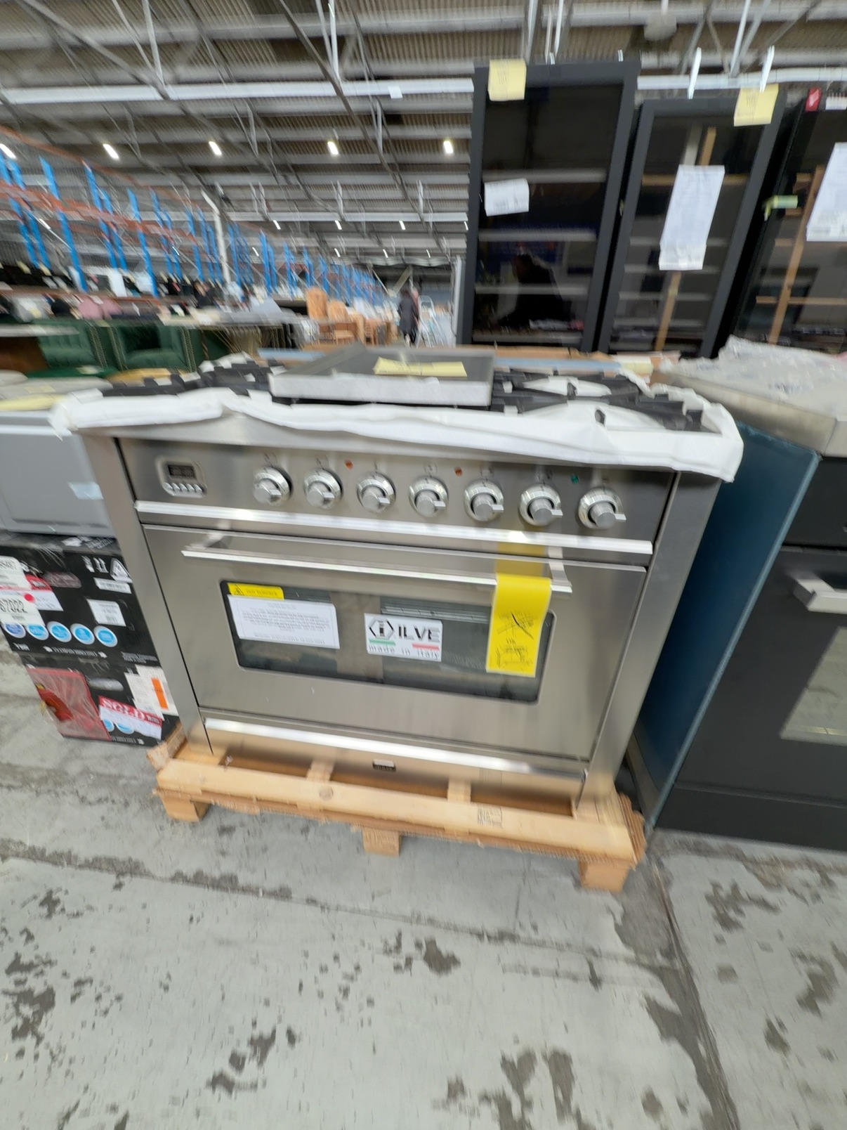 NEW ILVE Q SERIES 900MM FREESTANDING OVEN, P90FWMP/1, DUAL FUEL WITH TEPPANYAKI PLATE, 11 FUNCTIONS 14 DAY WARRANTY, RRP$4400 NEW ILVE Q SERIES 900MM FREESTANDING OVEN, P90FWMP/1, DUAL FUEL WITH TEPPANYAKI PLATE, 11 FUNCTIONS 14 DAY WARRANTY, RRP$4400