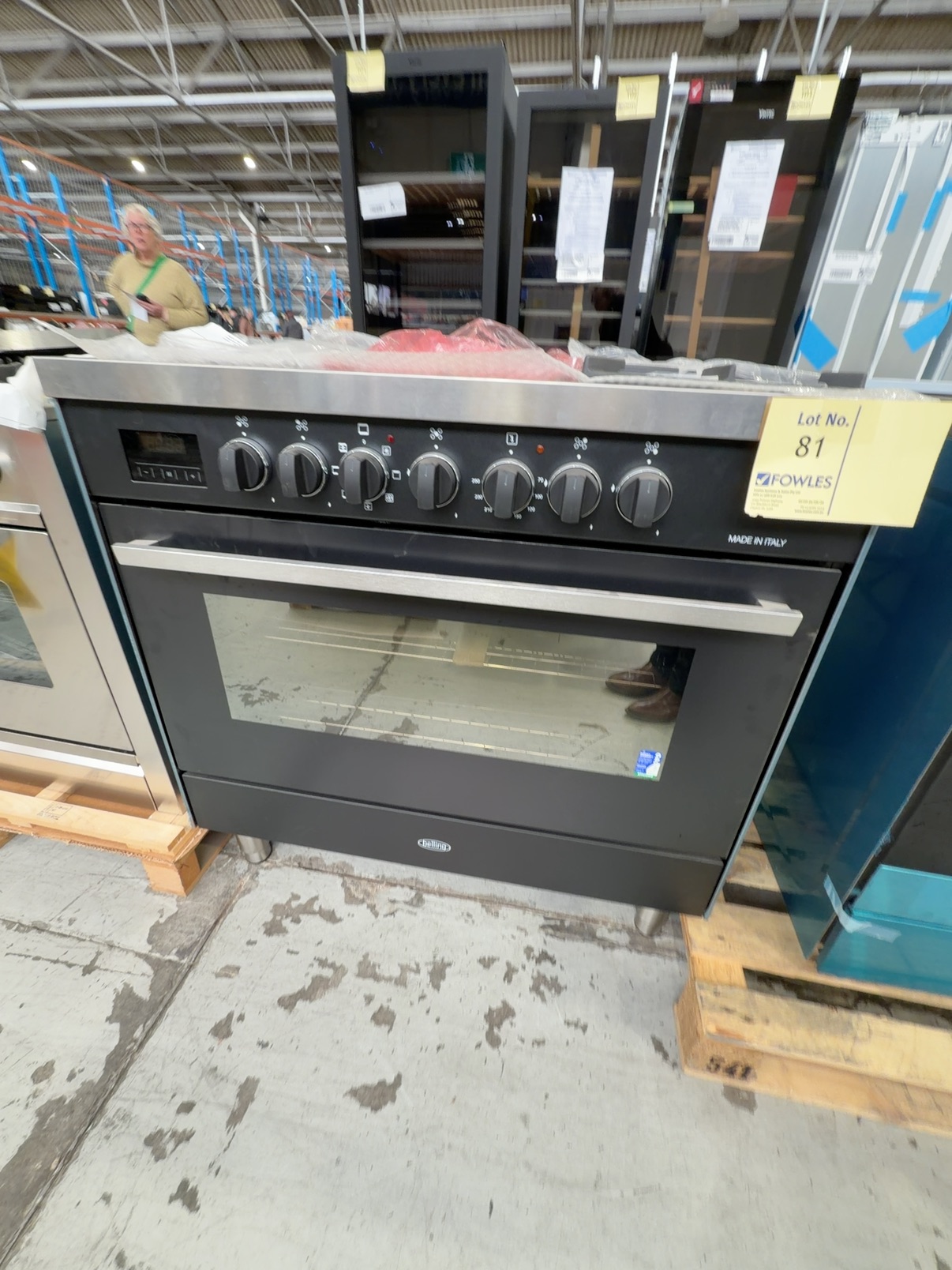 NEW BELLING MATTE BLACK 900MM FREESTANDING OVEN, BDU958DBK, DUAL FUEL, 14 DAY WARRANTY RRP$2400 NEW BELLING MATTE BLACK 900MM FREESTANDING OVEN, BDU958DBK, DUAL FUEL, 14 DAY WARRANTY RRP$2400