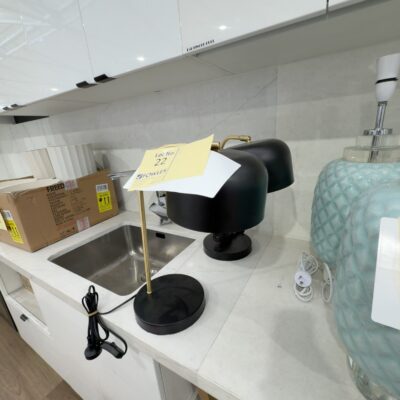 EX STAGING BLACK DESK LAMP SOLD AS IS