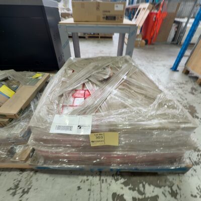 PALLET OF LOCKWOOD DOOR FURNITURE SOLD AS IS