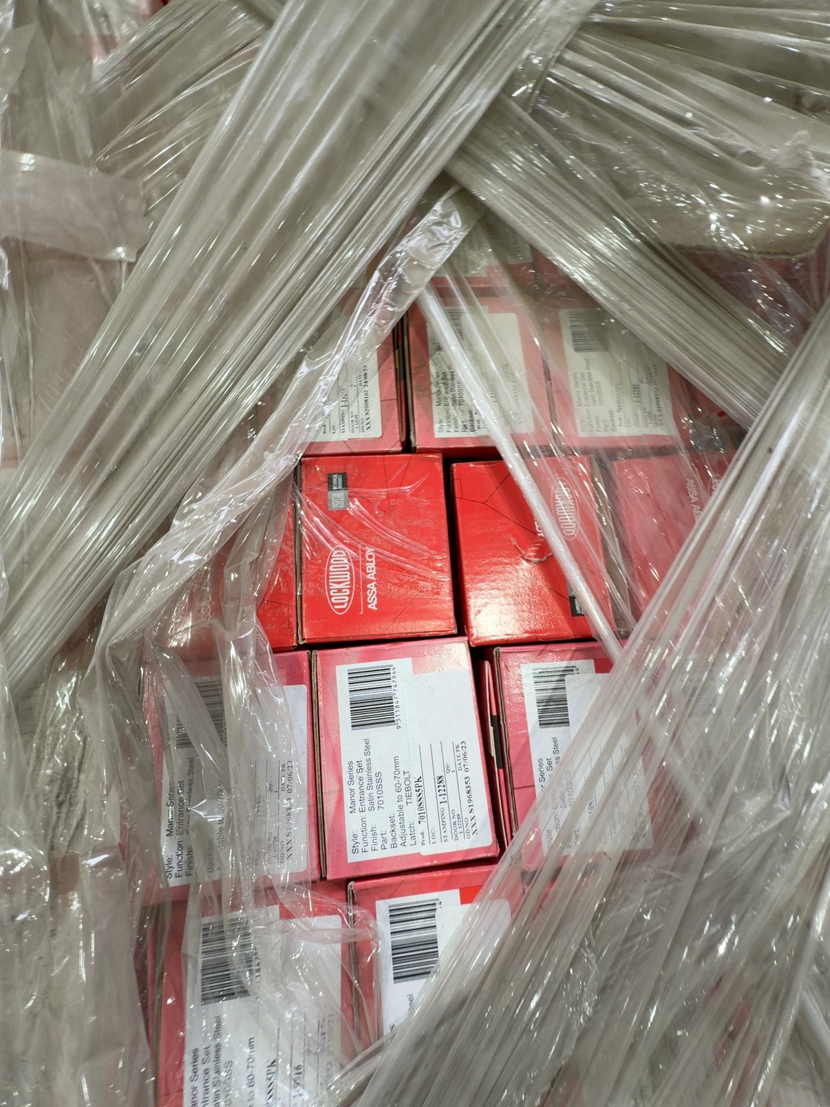 PALLET OF LOCKWOOD DOOR FURNITURE SOLD AS IS PALLET OF LOCKWOOD DOOR FURNITURE SOLD AS IS